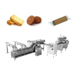 Automatic Biscuit Stacking & Packing Machine (Pile Pack)