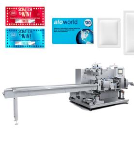 High-Speed Flow Wrapper for Scratch Cards & Phone Cards (Friction Feeder)