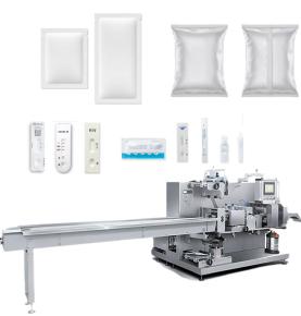 Automatic Rapid Test Kit Flow Wrapping Machine with Desiccant Feeder